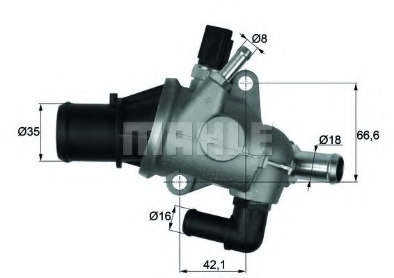 Termostat,lichid racire ALFA ROMEO GT (937) (2003 - 2010) MAHLE ORIGINAL TI 163 88 piesa NOUA