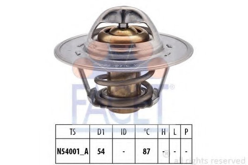 Termostat,lichid racire AUDI A3 (8L1) (1996 - 2003) FACET 7.8268S piesa NOUA