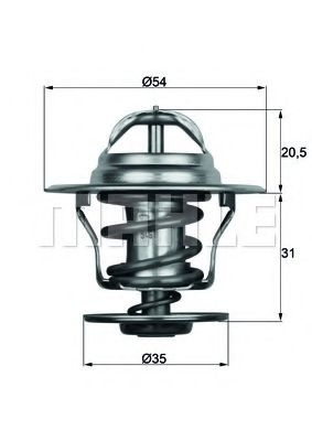 Termostat,lichid racire AUDI A4 (8D2, B5) (1994 - 2001) MAHLE ORIGINAL TX 15 87D piesa NOUA