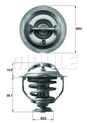 Termostat,lichid racire AUDI A5 (8T3) (2007 - 2016) MAHLE ORIGINAL TX 117 95D piesa NOUA