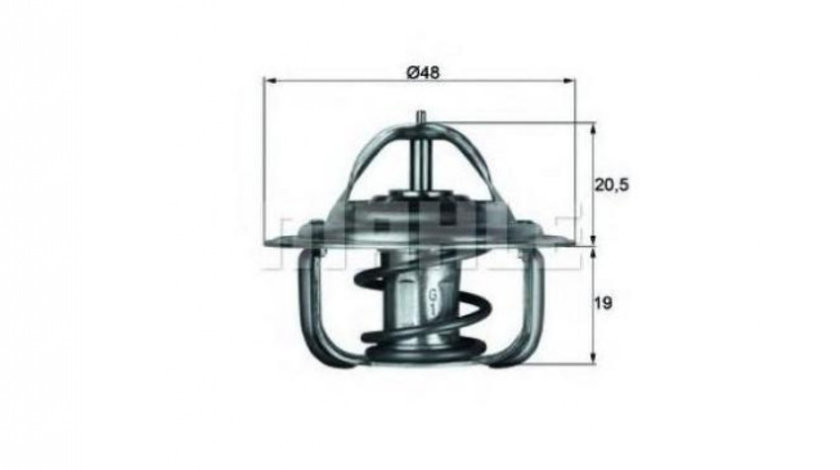 Termostat,lichid racire Audi AUDI 50 (86) 1974-1978 #2 03038094