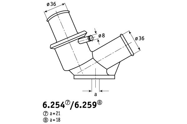 Termostat,lichid Racire Behr Fiat 6.254.80.335