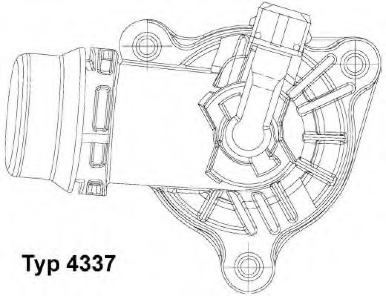 Termostat,lichid racire BMW Seria 5 (E60) (2003 - 2010) WAHLER 4337.105D piesa NOUA