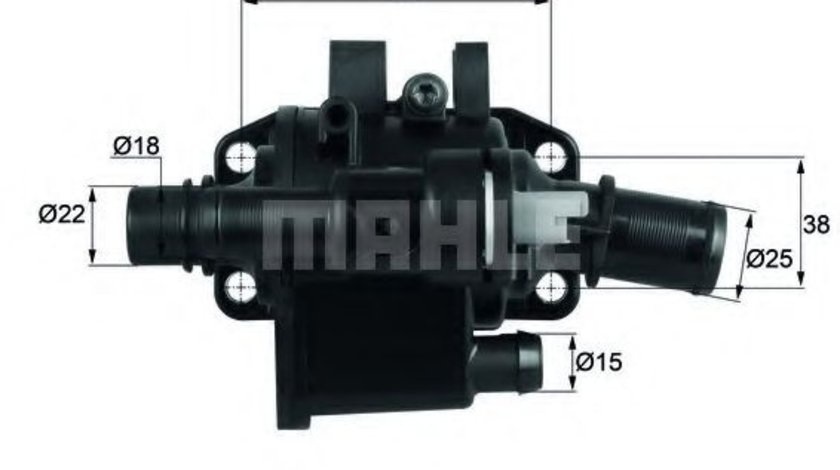 Termostat,lichid racire CITROEN C3 I (FC) (2002 - 2016) MAHLE ORIGINAL TH 42 83 piesa NOUA