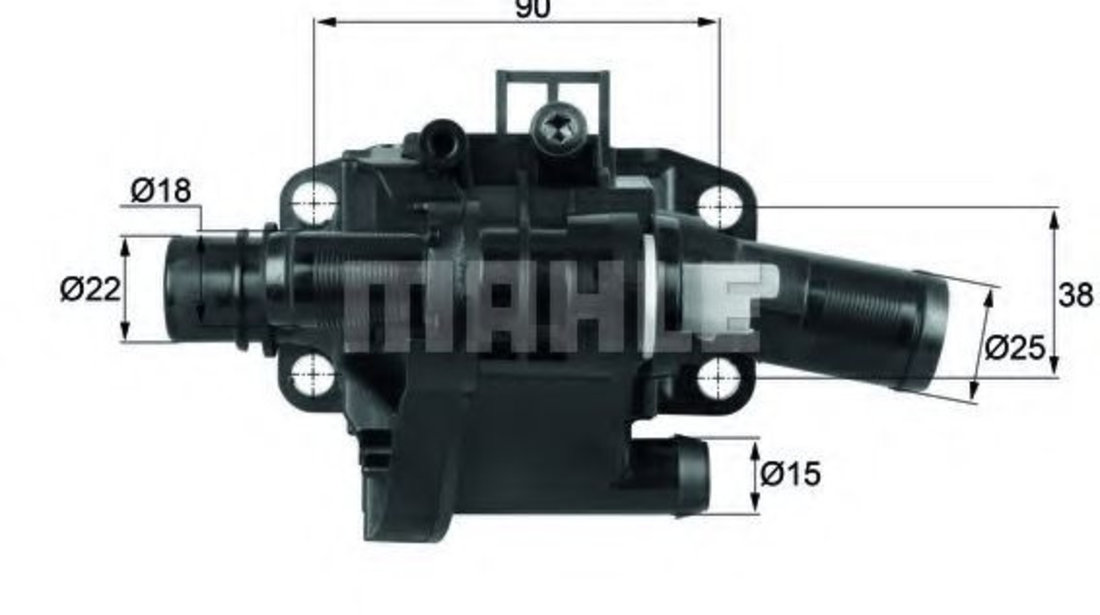 Termostat,lichid racire CITROEN C4 I (LC) (2004 - 2011) MAHLE ORIGINAL TH 41 83 piesa NOUA