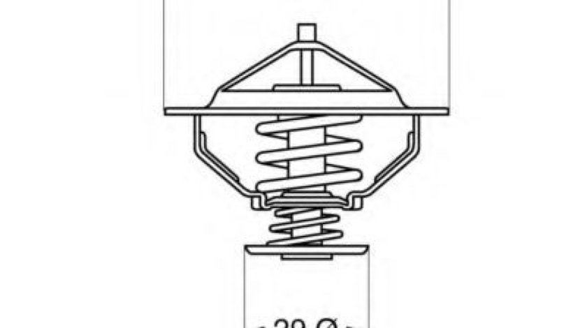 Termostat,lichid racire CITROEN C8 (EA, EB) (2002 - 2016) WAHLER 4446.83D piesa NOUA