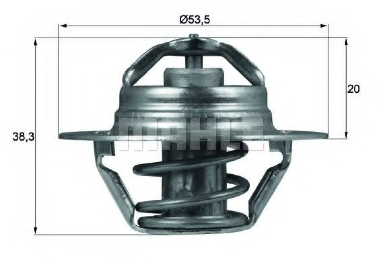 Termostat,lichid racire CITROEN SAXO (S0, S1) (1996 - 2004) MAHLE ORIGINAL TX 88 88D piesa NOUA