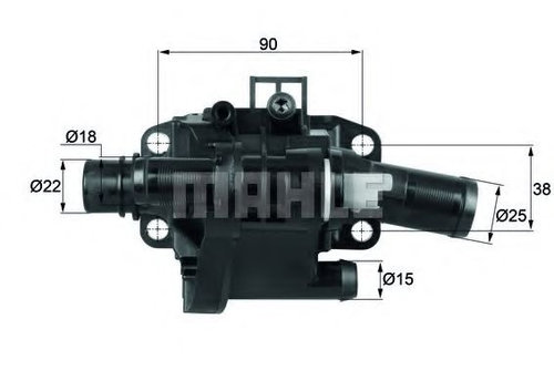 Termostat,lichid racire CITROEN XSARA PICASSO (N68) (1999 - 2016) MAHLE ORIGINAL TH 41 83 piesa NOUA