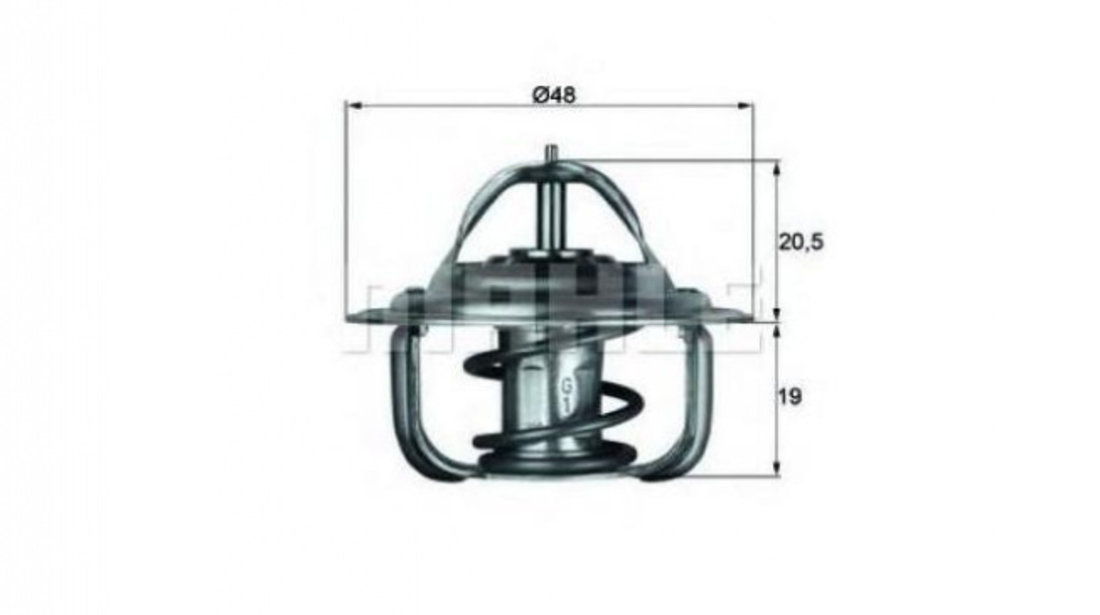 Termostat,lichid racire Daewoo ESPERO (KLEJ) 1991-1999 #2 03038094