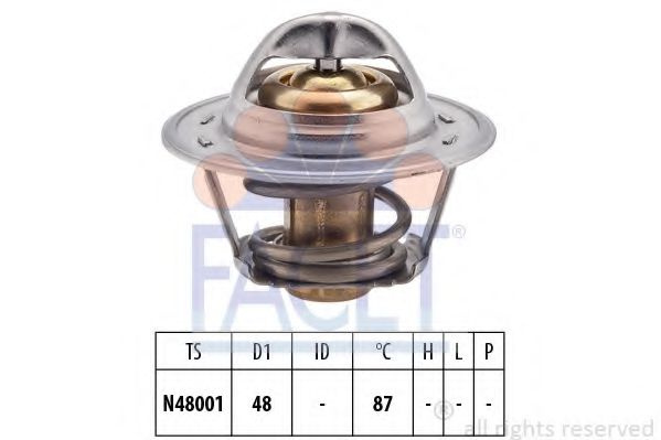 Termostat,lichid racire DAEWOO LANOS limuzina (KLAT) (1997 - 2016) FACET 7.8374S piesa NOUA