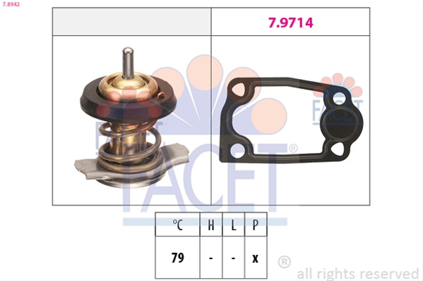 Termostat,lichid Racire Facet Citroën 7.8942