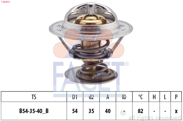 Termostat,lichid Racire Facet Ford 7.8641S