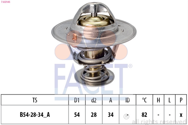 Termostat,lichid Racire Facet Nissan 7.8218S