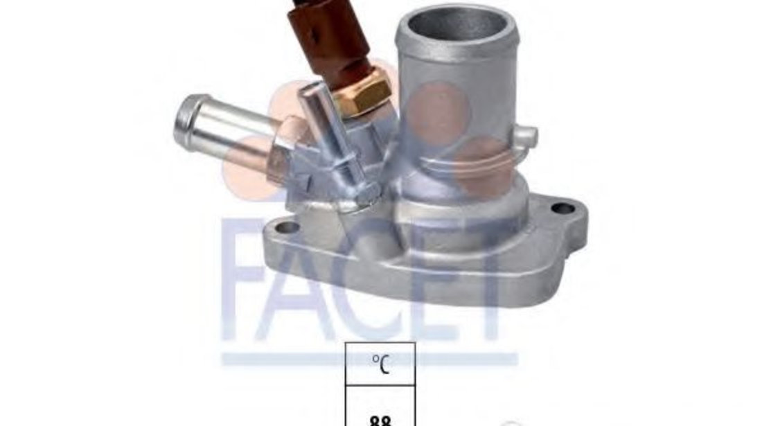 Termostat,lichid racire FIAT BRAVO II (198) (2006 - 2016) FACET 7.8672 piesa NOUA