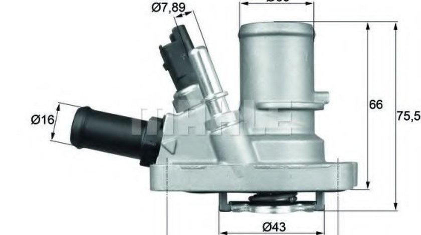 Termostat,lichid racire FIAT BRAVO II (198) (2006 - 2016) MAHLE ORIGINAL TI 144 88 piesa NOUA