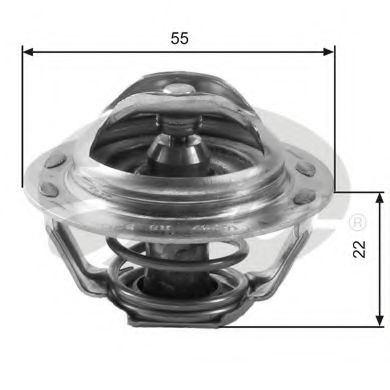 Termostat,lichid racire FIAT DUCATO bus (230) (1994 - 2002) GATES TH13783G1 piesa NOUA