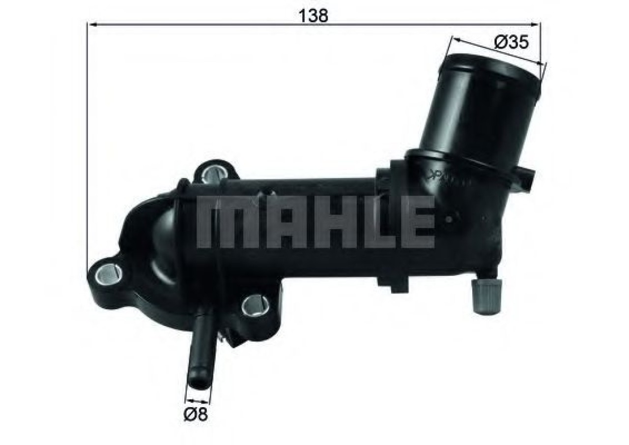 Termostat,lichid racire FIAT DUCATO bus (250, 290) (2006 - 2016) MAHLE ORIGINAL TI 245 88 piesa NOUA