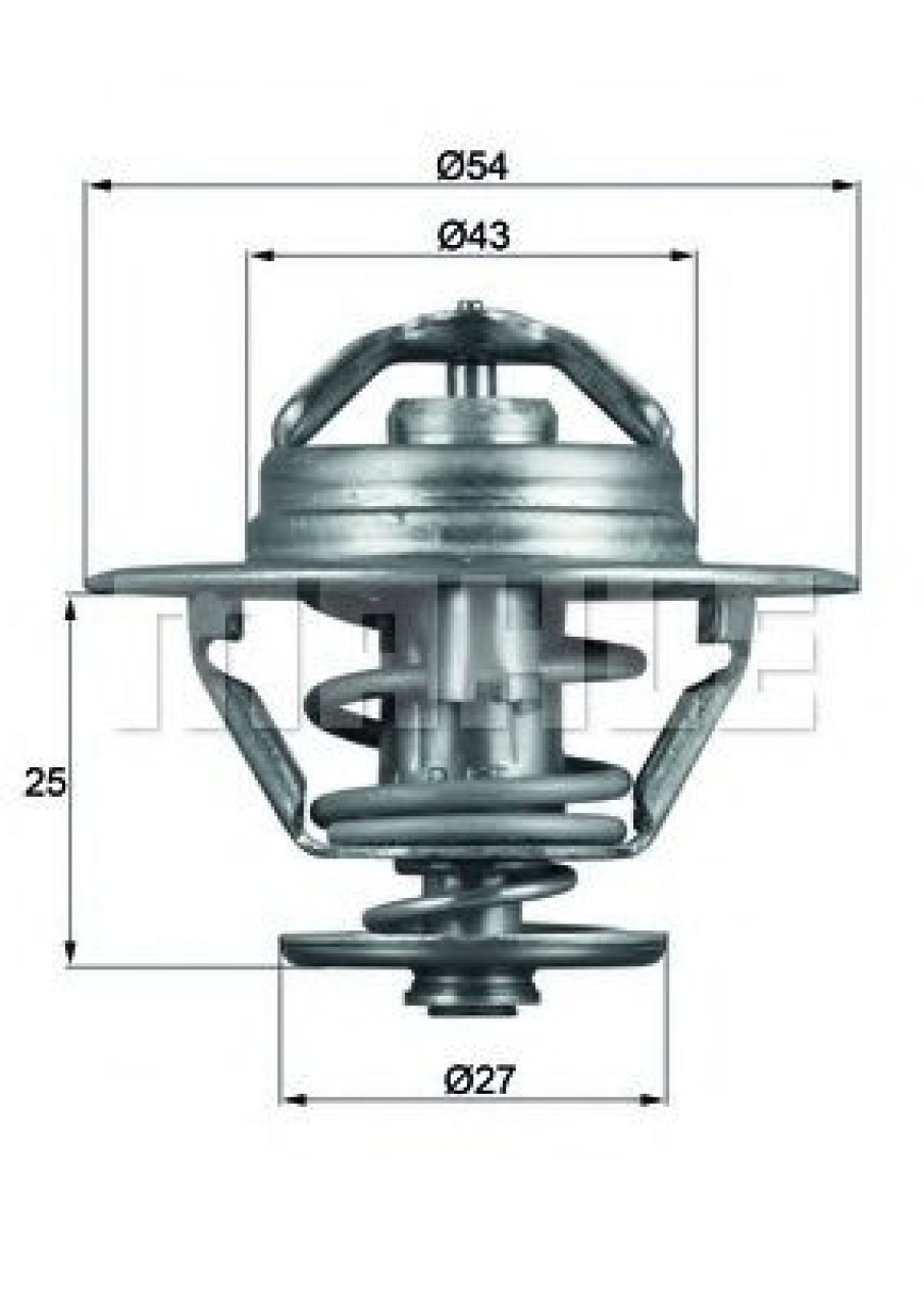 Termostat,lichid racire FIAT DUCATO Panorama (290) (1990 - 1994) MAHLE ORIGINAL TX 93 83D piesa NOUA