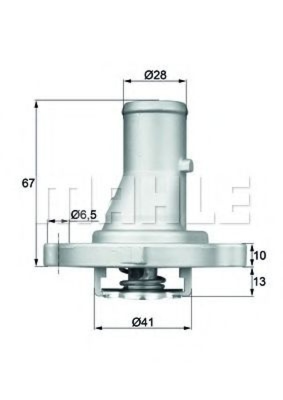 Termostat,lichid racire FIAT PANDA Van (169) (2004 - 2016) MAHLE ORIGINAL TI 68 87D piesa NOUA