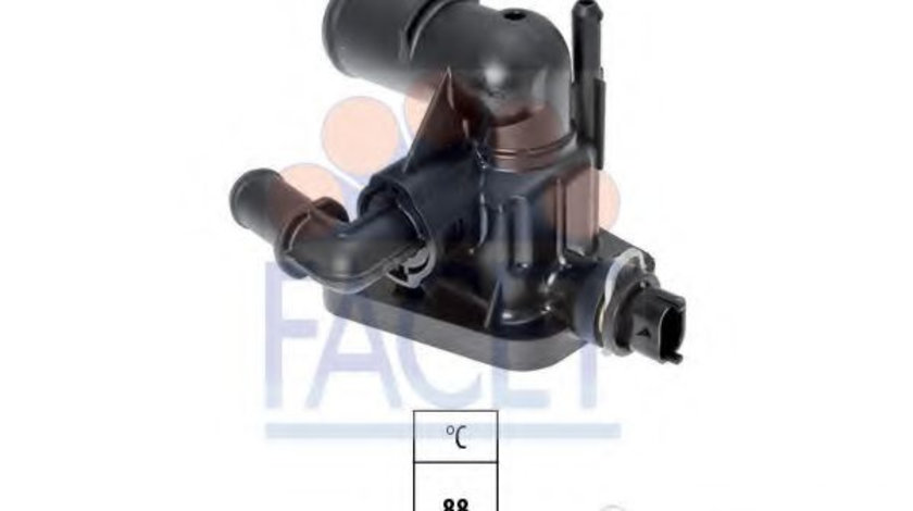 Termostat,lichid racire FIAT PUNTO EVO (199) (2008 - 2016) FACET 7.8783 piesa NOUA