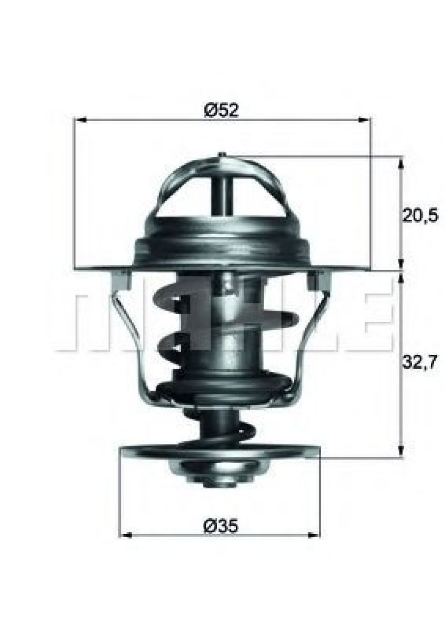 Termostat,lichid racire FORD TRANSIT bus (E) (1994 - 2000) MAHLE ORIGINAL TX 12 88D piesa NOUA