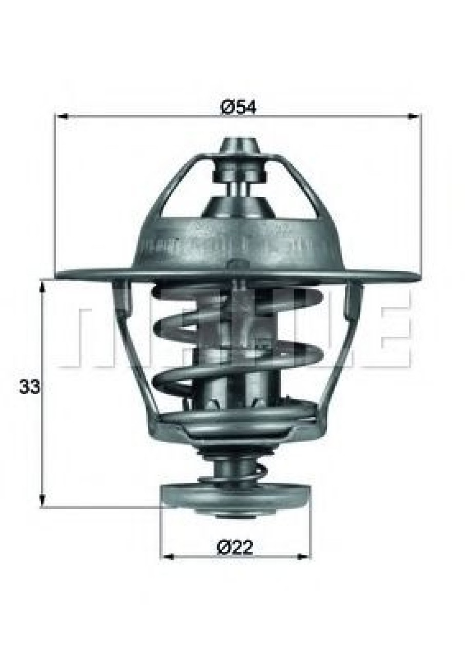 Termostat,lichid racire HONDA CIVIC VII Hatchback (EU, EP, EV) (1999 - 2006) MAHLE ORIGINAL TX 53 85D piesa NOUA