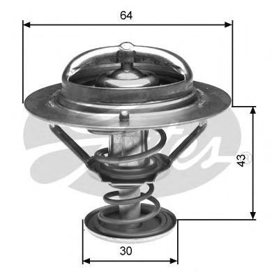 Termostat,lichid racire HYUNDAI SANTA FE I (SM) (2000 - 2006) GATES TH27082G1 piesa NOUA