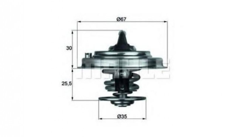 Termostat,lichid racire Jaguar XJ cupe 1973-1996 #2 077121113