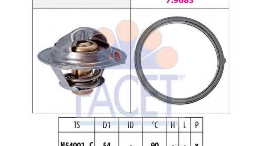 Termostat,lichid racire KIA SPORTAGE (SL) (2009 - 2016) FACET 7.8802 piesa NOUA