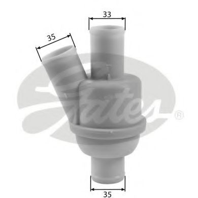 Termostat,lichid racire LAND ROVER FREELANDER Soft Top (LN) (1998 - 2006) GATES TH35882 piesa NOUA