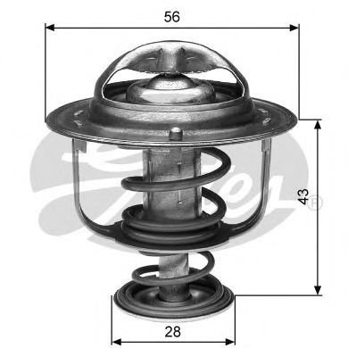 Termostat,lichid racire LEXUS LS (UCF20) (1994 - 2000) GATES TH31282G1 piesa NOUA