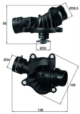 Termostat,lichid Racire Mahle Original Bmw TI 234 88