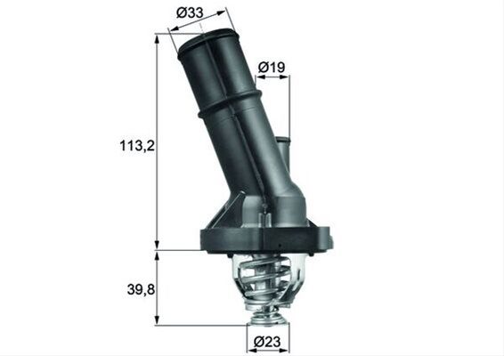 Termostat,lichid Racire Mahle Original Ford TI 202 82