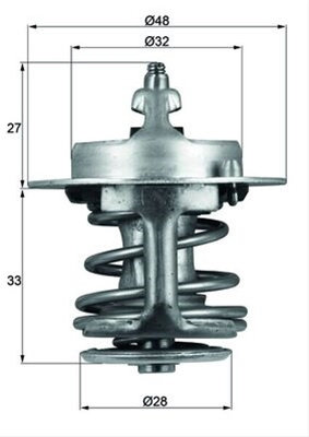 Termostat,lichid Racire Mahle Original Mazda TX 63 83