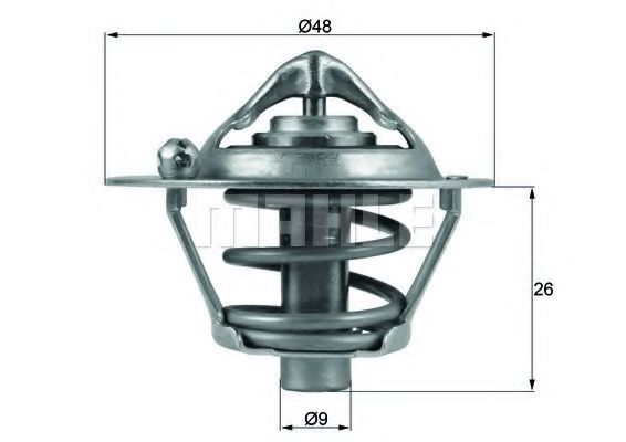 Termostat,lichid racire MAZDA 2 (DY) (2003 - 2016) MAHLE ORIGINAL TX 108 82D piesa NOUA