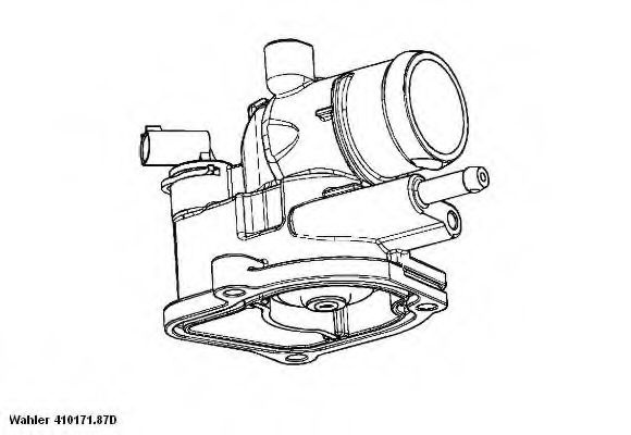 Termostat,lichid racire MERCEDES SPRINTER 5-t platou / sasiu (905) (2001 - 2006) WAHLER 410171.87D piesa NOUA