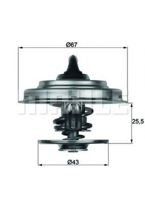 Termostat,lichid racire MERCEDES VARIO platou / sasiu (1996 - 2016) MAHLE ORIGINAL TX 18 83D piesa N...