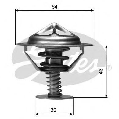 Termostat,lichid racire NISSAN PATHFINDER III (R51) (2005 - 2012) GATES TH05982G1 piesa NOUA