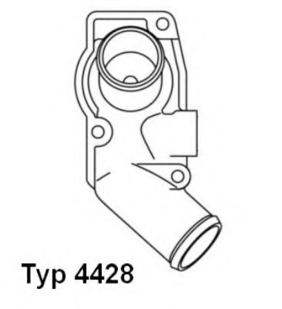 Termostat,lichid racire OPEL ASTRA G Combi (F35) (1998 - 2009) WAHLER 4428.92D piesa NOUA