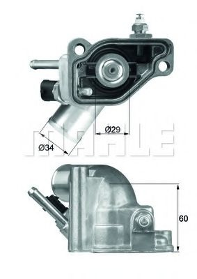 Termostat,lichid racire OPEL ASTRA G Combi (F35) (1998 - 2009) MAHLE ORIGINAL TI 5 92 piesa NOUA