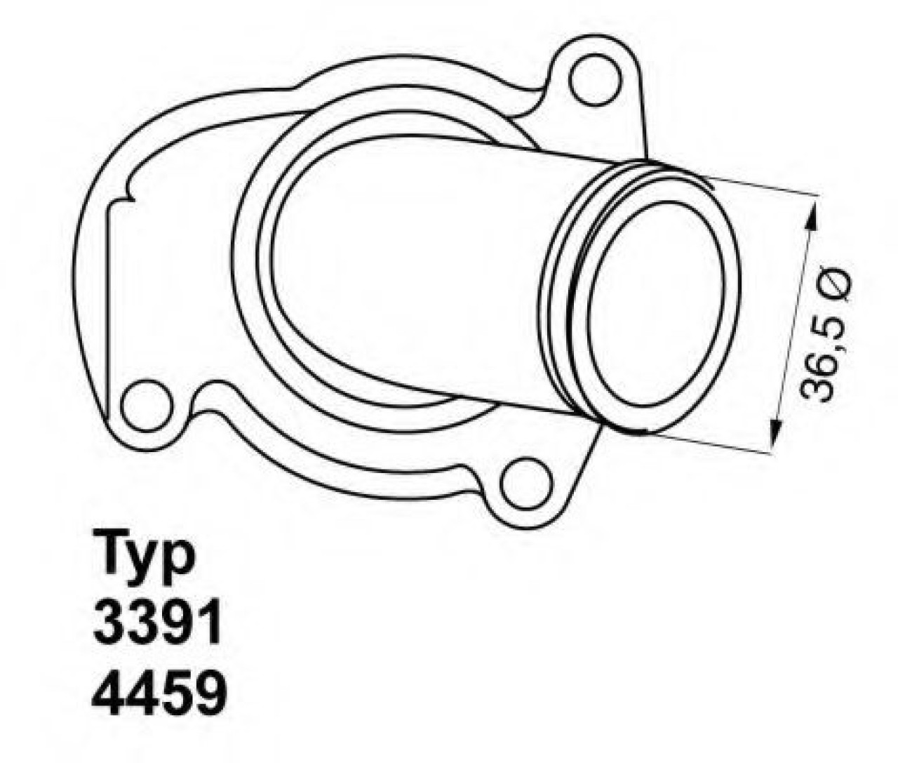 Termostat,lichid racire OPEL ASTRA G Combi (F35) (1998 - 2009) WAHLER 4459.92D piesa NOUA