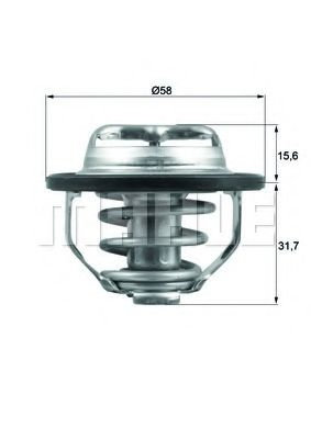 Termostat,lichid racire OPEL ASTRA G Cupe (F07) (2000 - 2005) MAHLE ORIGINAL TX 122 82 piesa NOUA