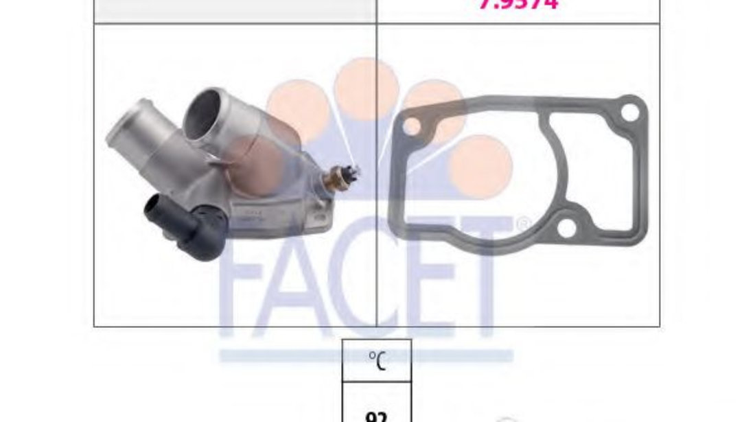 Termostat,lichid racire OPEL FRONTERA B (6B) (1998 - 2016) FACET 7.8344 piesa NOUA