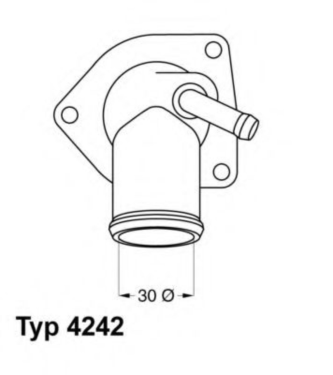 Termostat,lichid racire OPEL VECTRA B (36) (1995 - 2002) WAHLER 4242.92D piesa NOUA