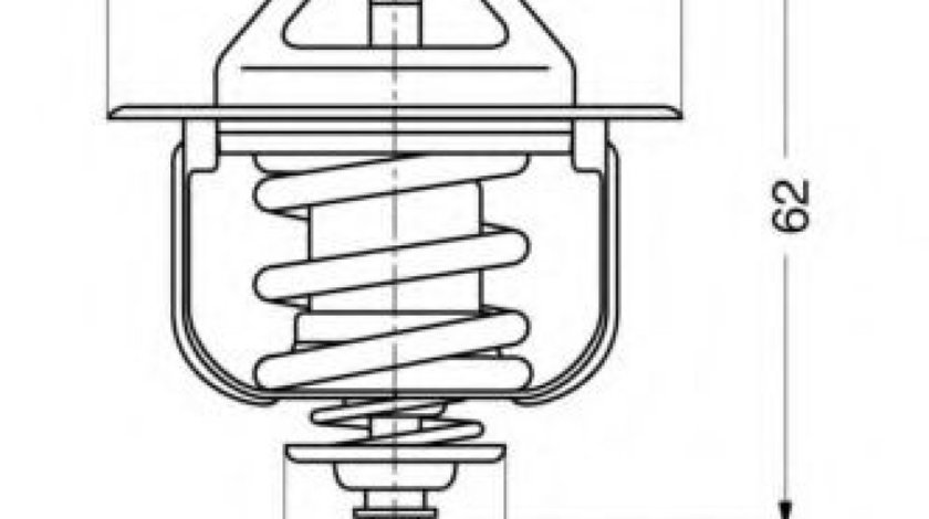 Termostat,lichid racire OPEL VECTRA B (36) (1995 - 2002) WAHLER 3467.85D piesa NOUA