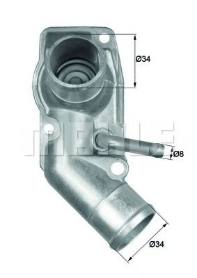 Termostat,lichid racire OPEL ZAFIRA A (F75) (1999 - 2005) MAHLE ORIGINAL TI 213 92D piesa NOUA