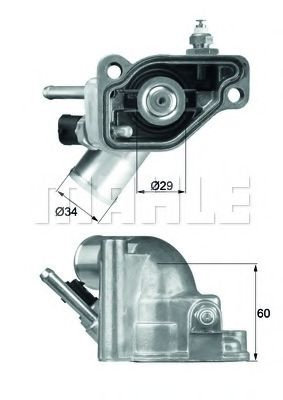 Termostat,lichid racire OPEL ZAFIRA A (F75) (1999 - 2005) MAHLE ORIGINAL TI 5 92 piesa NOUA