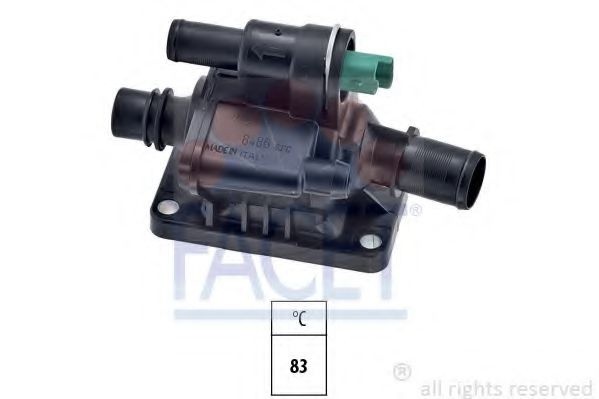 Termostat,lichid racire PEUGEOT 207 (WA, WC) (2006 - 2016) FACET 7.8486 piesa NOUA