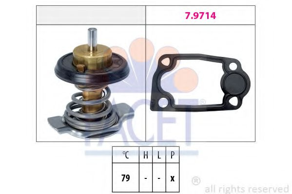 Termostat,lichid racire PEUGEOT BOXER bus (2006 - 2016) FACET 7.8942 piesa NOUA