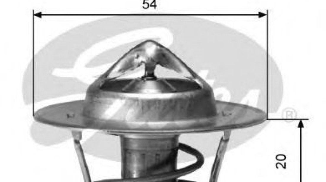Termostat,lichid racire PEUGEOT PARTNER combispace (5F) (1996 - 2012) GATES TH00182G2 piesa NOUA